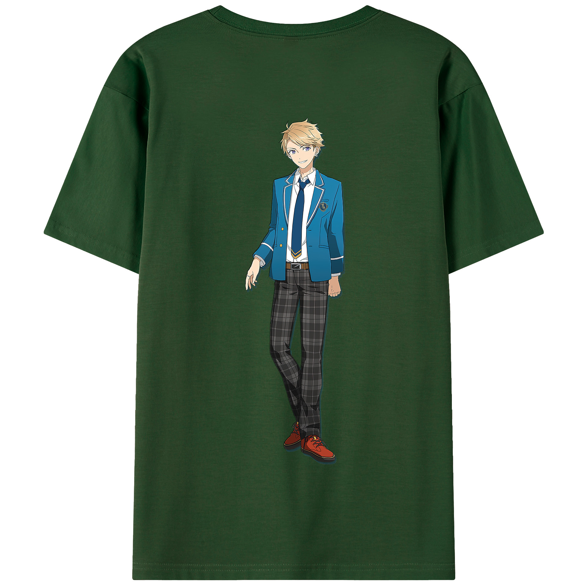 （画像用） あんさんぶるスターズ! Ensemble Stars 綿100％半袖Tシャツ（背面プリント）